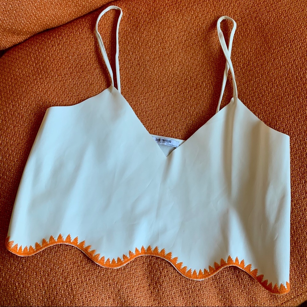 Zara trafaluc crop tank